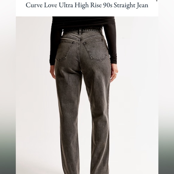 Curve Love ultra high rise 90’s straight jeans size 8 short - Picture 7 of 10